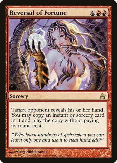Reversal of Fortune Fifth Dawn Magic card