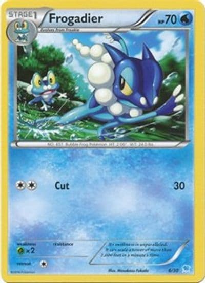 Frogadier (6) XY Trainer Kit: Pikachu Libre & Suicune Pokemon card
