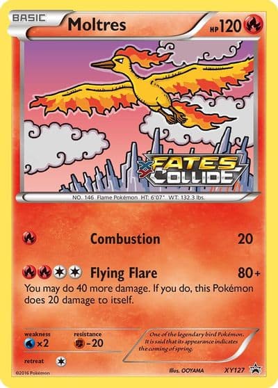 Moltres (Prerelease) XY Promos Pokemon card