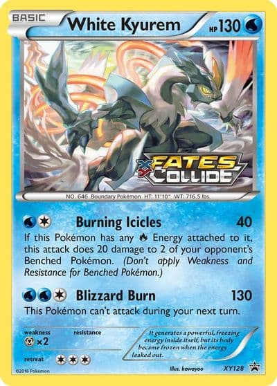 White Kyurem (Prerelease) XY Promos Pokemon card