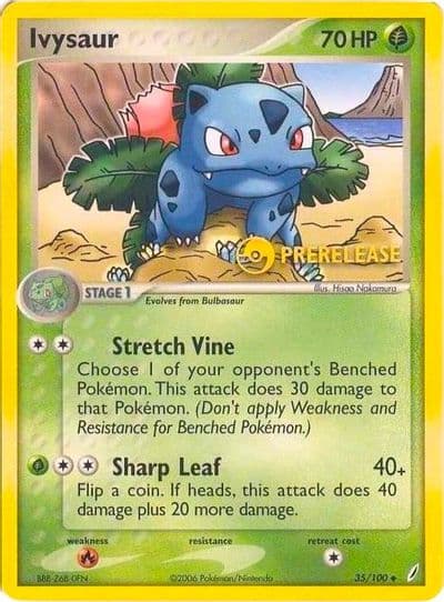 Ivysaur (Prerelease) Nintendo Promos Pokemon card