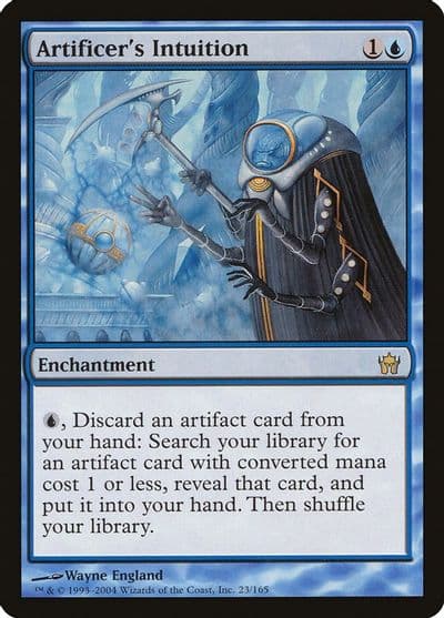 Artificers Intuition Fifth Dawn Magic card