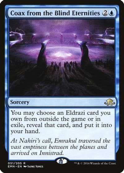 Coax from the Blind Eternities Eldritch Moon Magic card