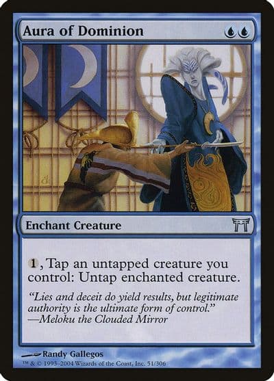 Aura of Dominion Champions of Kamigawa Magic card