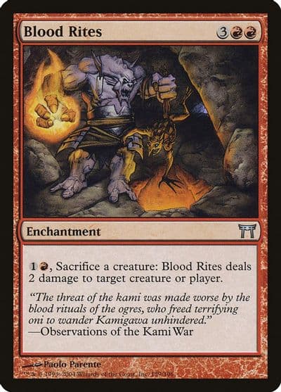 Blood Rites Champions of Kamigawa Magic card