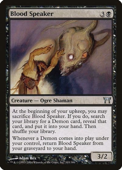 Blood Speaker Champions of Kamigawa Magic card