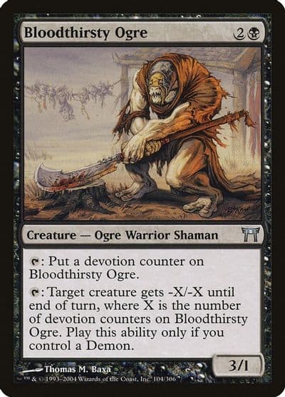 Bloodthirsty Ogre Champions of Kamigawa Magic card