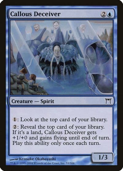 Callous Deceiver Champions of Kamigawa Magic card