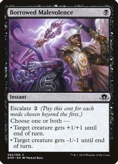 Borrowed Malevolence Eldritch Moon Magic card