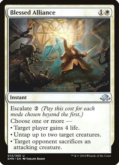 Blessed Alliance Eldritch Moon Magic card