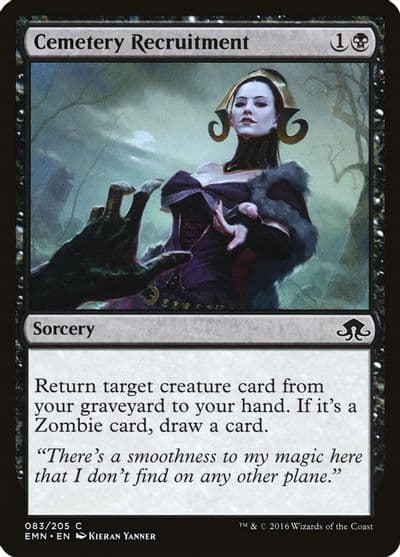 Cemetery Recruitment Eldritch Moon Magic card