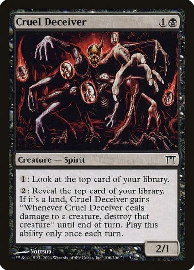 Cruel Deceiver Champions of Kamigawa Magic card