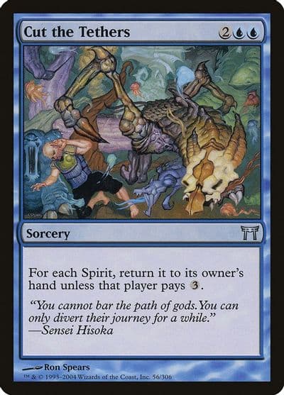 Cut the Tethers Champions of Kamigawa Magic card