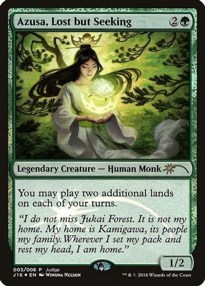 Azusa Lost but Seeking Judge Promos Magic card