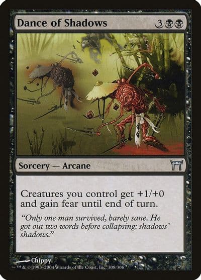 Dance of Shadows Champions of Kamigawa Magic card