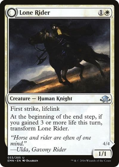 Lone Rider Eldritch Moon Magic card