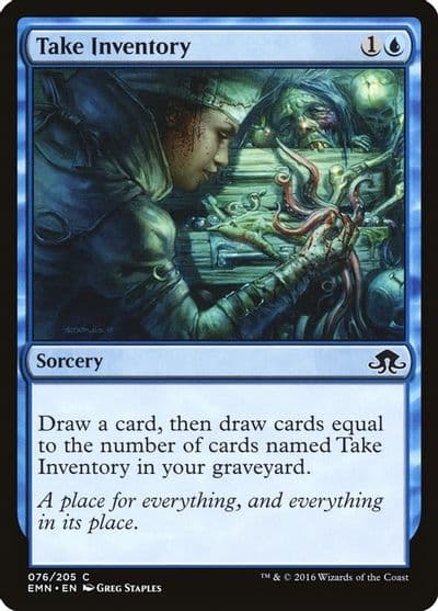 Take Inventory Eldritch Moon Magic card