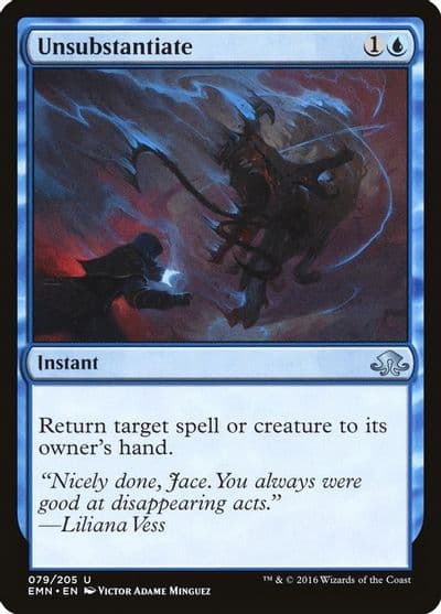 Unsubstantiate Eldritch Moon Magic card