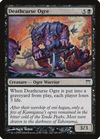 Deathcurse Ogre Champions of Kamigawa Magic card