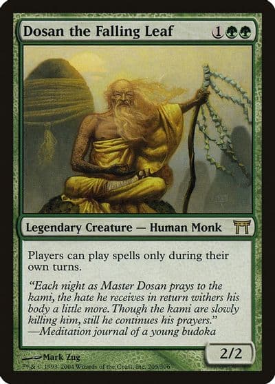Dosan the Falling Leaf Champions of Kamigawa Magic card