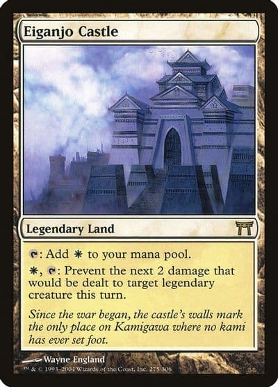 Eiganjo Castle Champions of Kamigawa Magic card