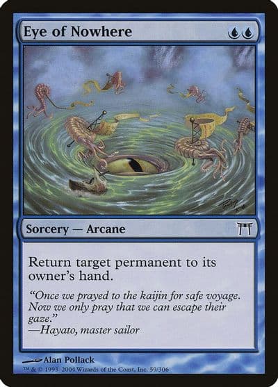 Eye of Nowhere Champions of Kamigawa Magic card