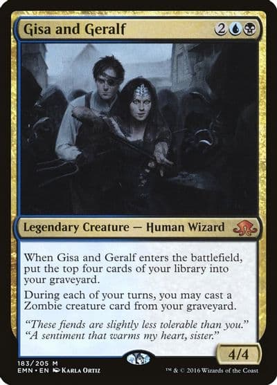 Gisa and Geralf Eldritch Moon Magic card