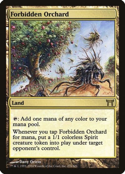 Forbidden Orchard Champions of Kamigawa Magic card