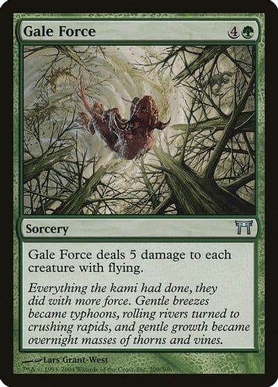 Gale Force Champions of Kamigawa Magic card