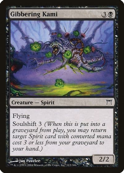 Gibbering Kami Champions of Kamigawa Magic card