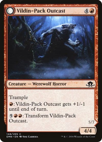 Vildin Pack Outcast Eldritch Moon Magic card