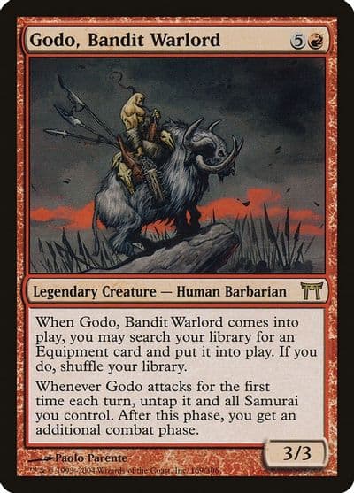 Godo Bandit Warlord Champions of Kamigawa Magic card