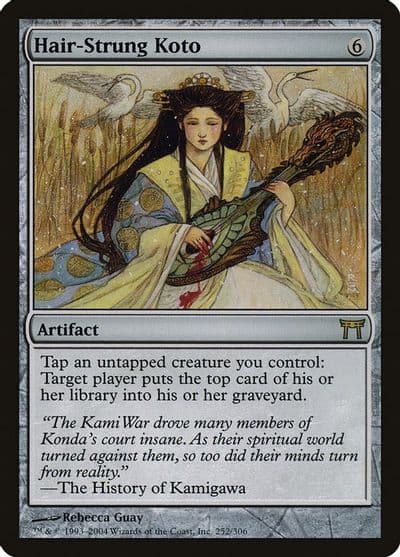 Hair Strung Koto Champions of Kamigawa Magic card