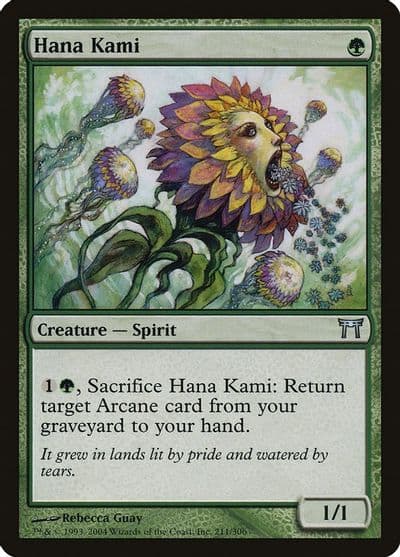 Hana Kami Champions of Kamigawa Magic card