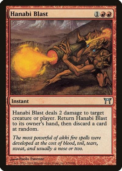 Hanabi Blast Champions of Kamigawa Magic card