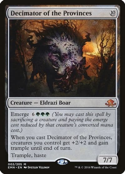 Decimator of the Provinces Eldritch Moon Magic card