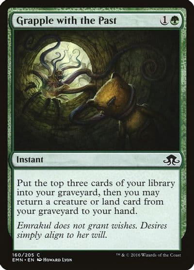 Grapple with the Past Eldritch Moon Magic card