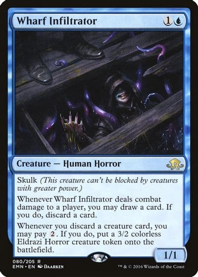 Wharf Infiltrator Eldritch Moon Magic card