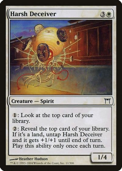 Harsh Deceiver Champions of Kamigawa Magic card