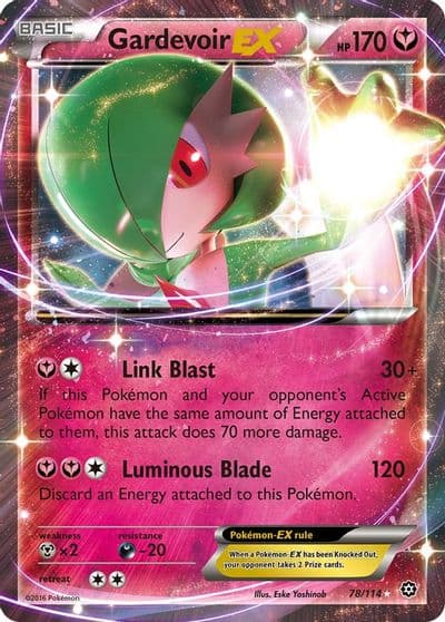 Gardevoir EX XY - Steam Siege Pokemon card