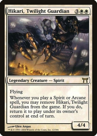 Hikari Twilight Guardian Champions of Kamigawa Magic card