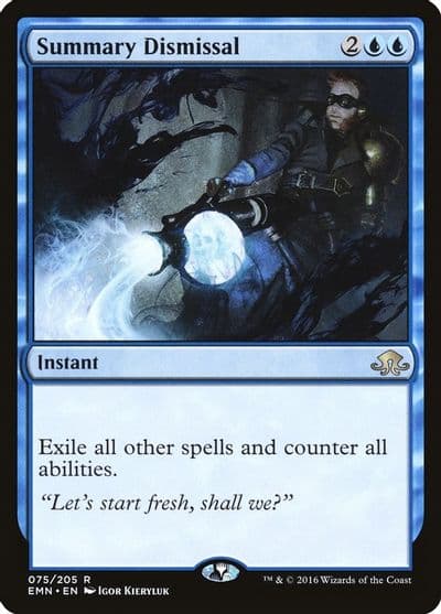Summary Dismissal Eldritch Moon Magic card