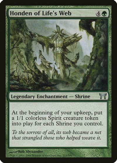 Honden of Lifes Web Champions of Kamigawa Magic card