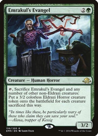 Emrakuls Evangel Eldritch Moon Magic card