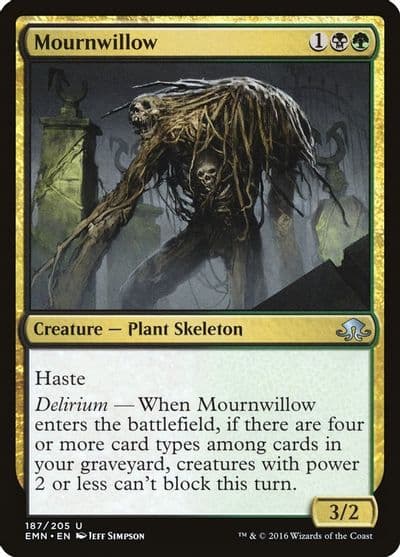 Mournwillow Eldritch Moon Magic card
