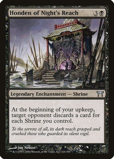 Honden of Nights Reach Champions of Kamigawa Magic card