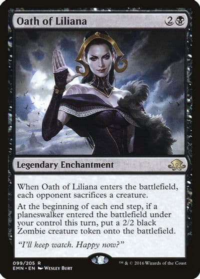 Oath of Liliana Eldritch Moon Magic card