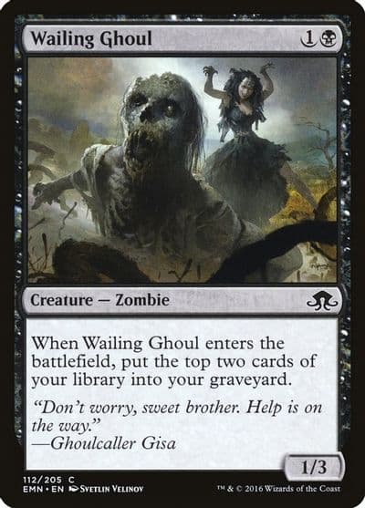 Wailing Ghoul Eldritch Moon Magic card