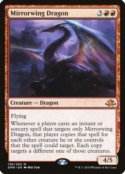 Mirrorwing Dragon Eldritch Moon Magic card