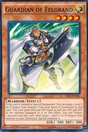 Guardian of Felgrand Structure Deck: Rise of the True Dragons Yu-Gi-Oh! card